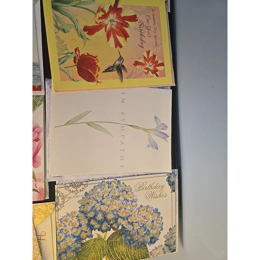 Assorted Birthday Cards & Envelopes Lot Of 21 Greeting Cards New Vibrant Design